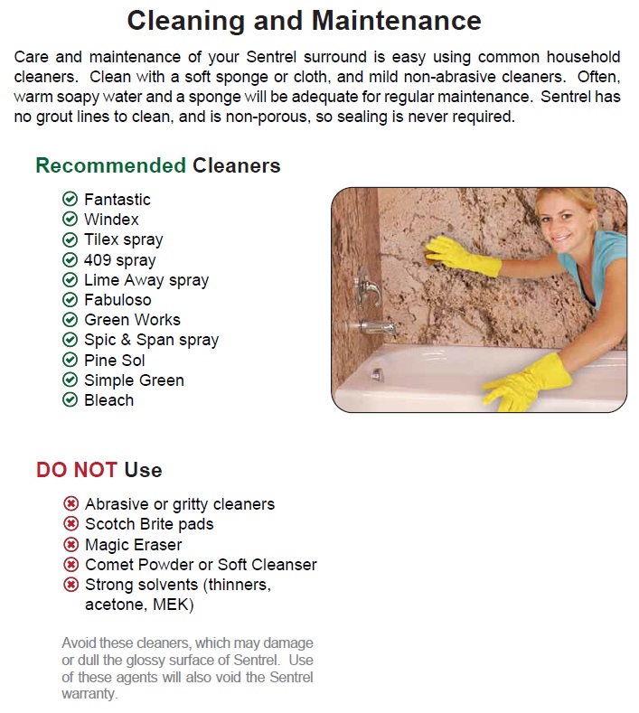 Cleaning Sentrel