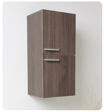 Linen Side Cabinet w/ 2 Storage Areas