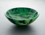 Double Layer Glass - SG-D03, Green leaves